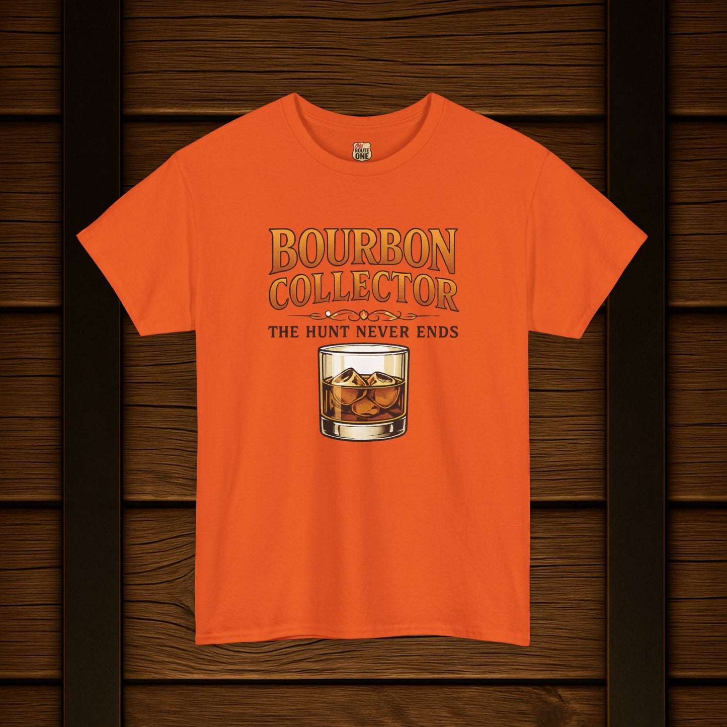 Bourbon Collector The Hunt graphic t-shirt
