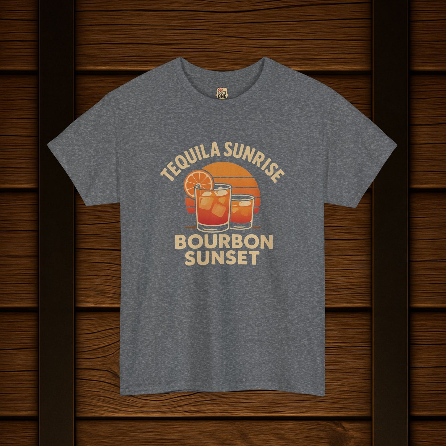 Tequila Sunrise Bourbon Sunset T-shirt
