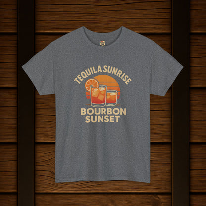 Tequila Sunrise Bourbon Sunset T-shirt