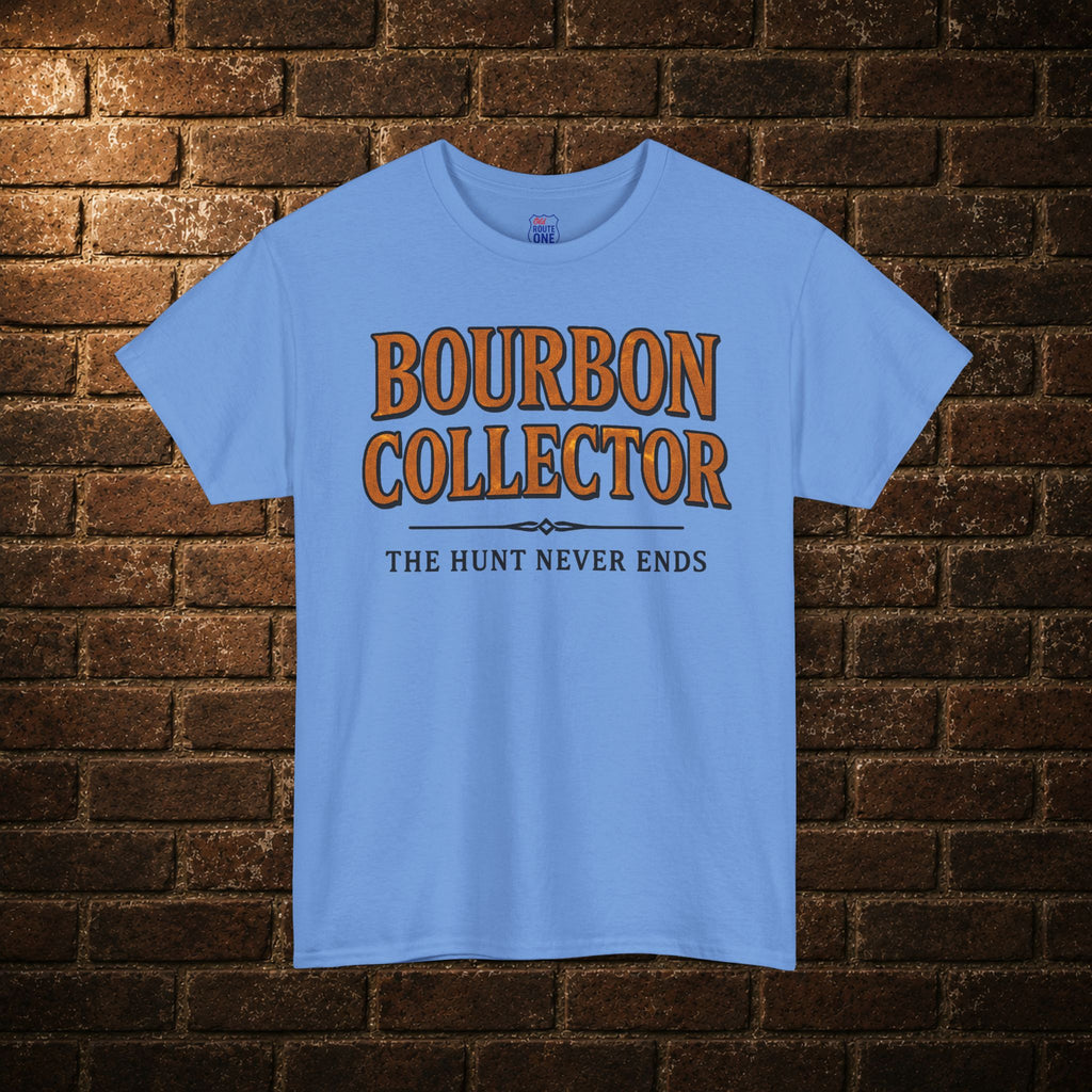 Bourbon Collector The Hunt Never Ends t-shirt