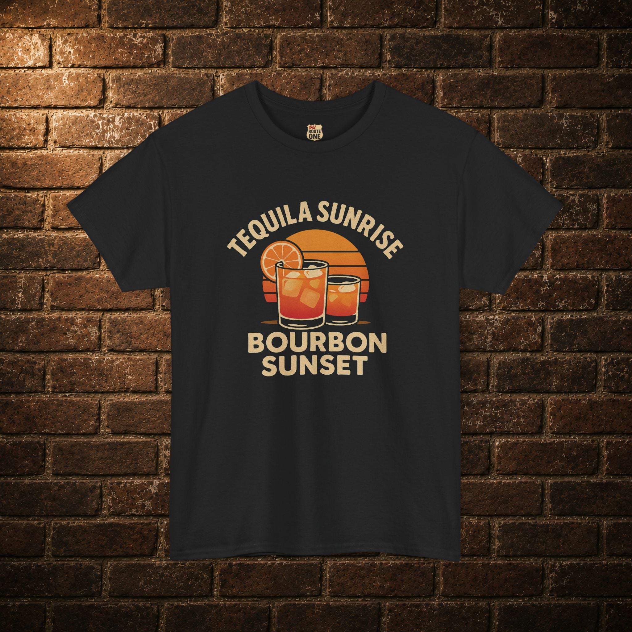 Tequila Sunrise Bourbon Sunset T-shirt