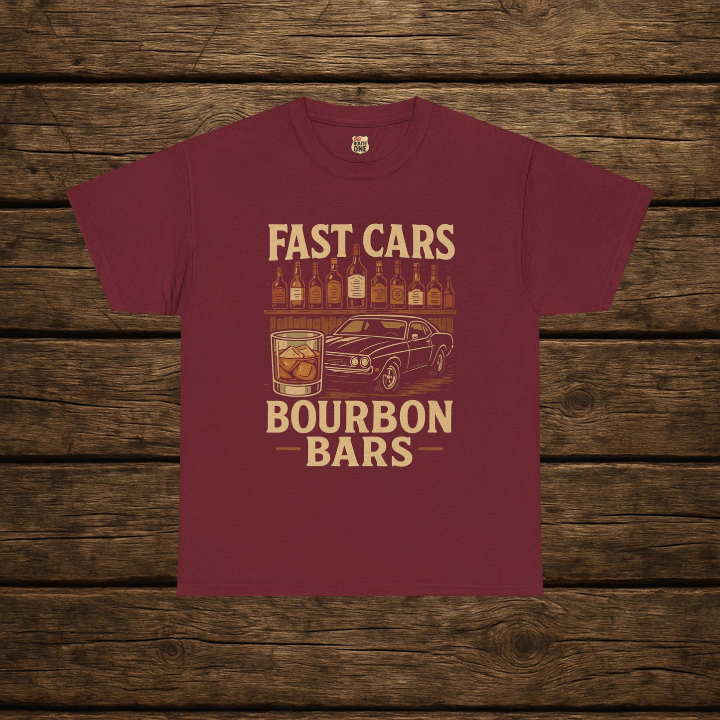 Fast Cars Bourbon Bars T-Shirt