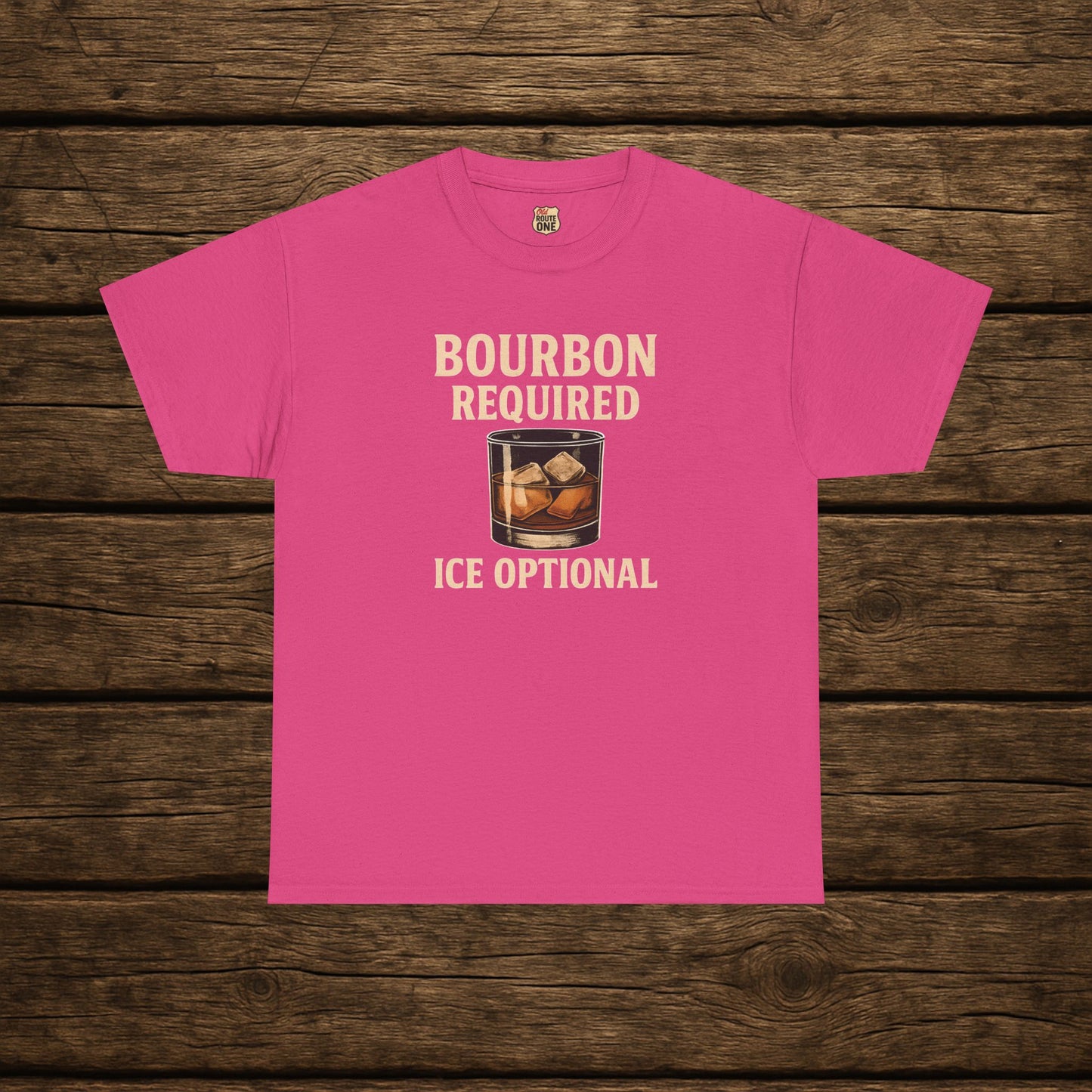 Bourbon Required Ice Optional T-shirt