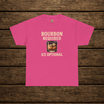 Bourbon Required Ice Optional T-shirt