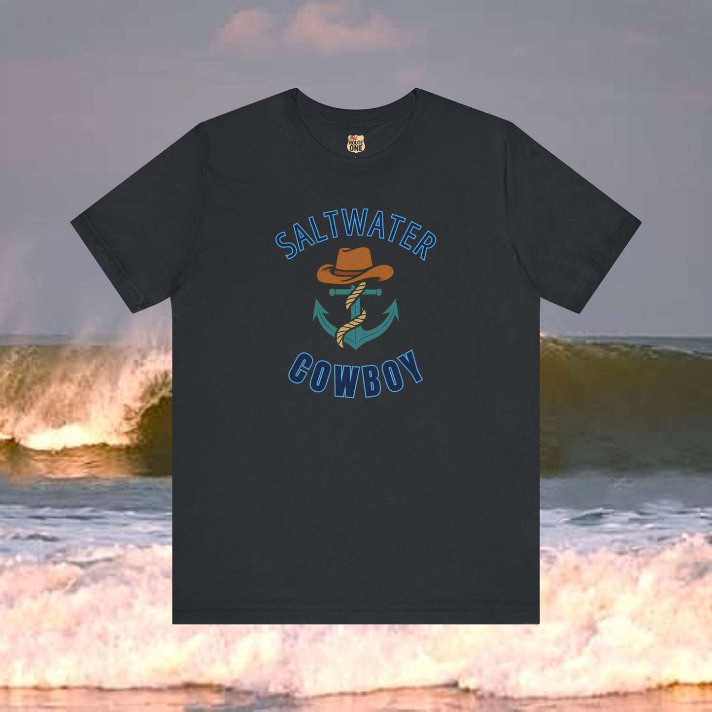 Saltwater Cowboy T-shirt - Coastal Freedom Collection