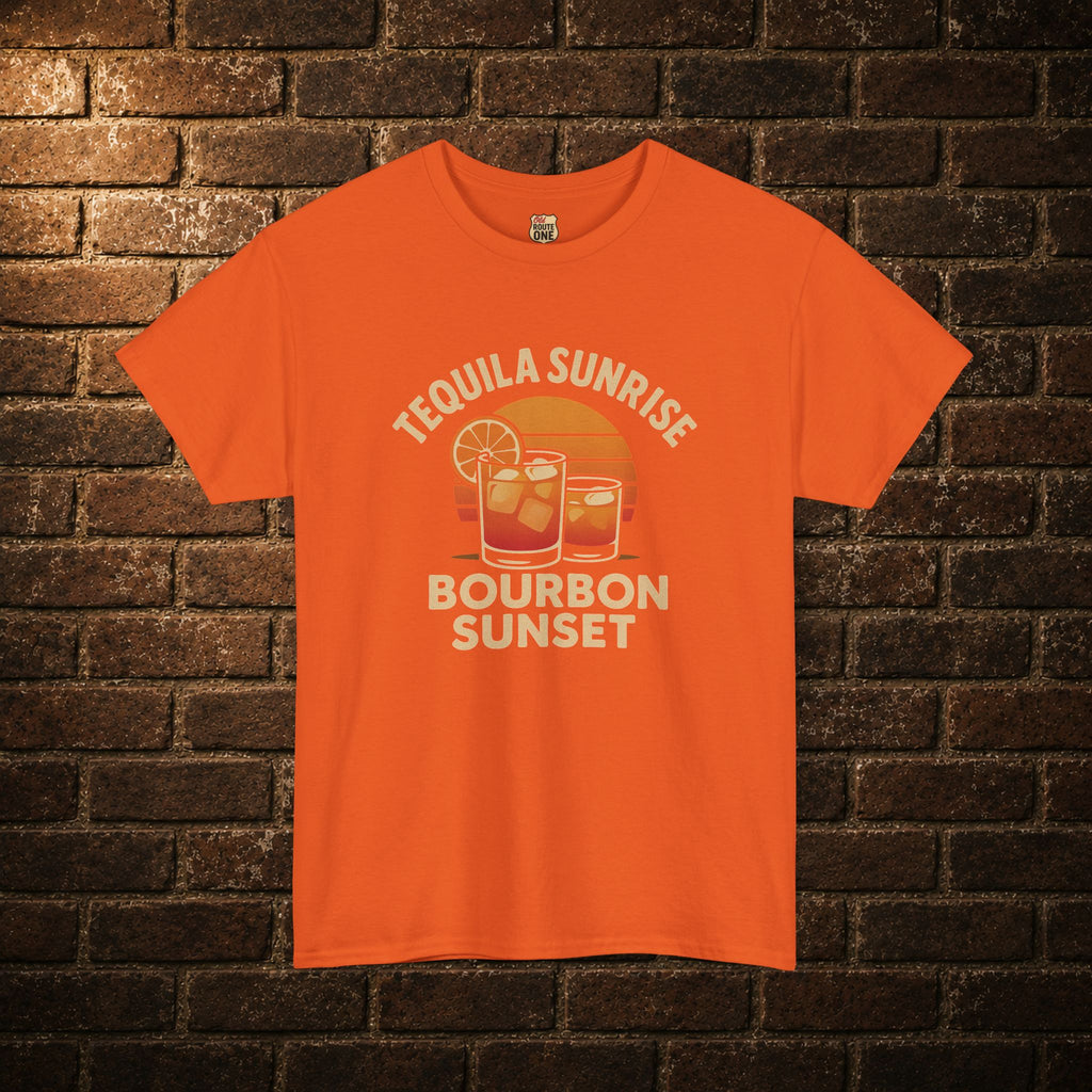 Tequila Sunrise Bourbon Sunset T-shirt