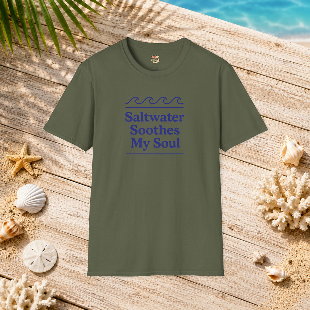 Saltwater Soothes My Soul Tee