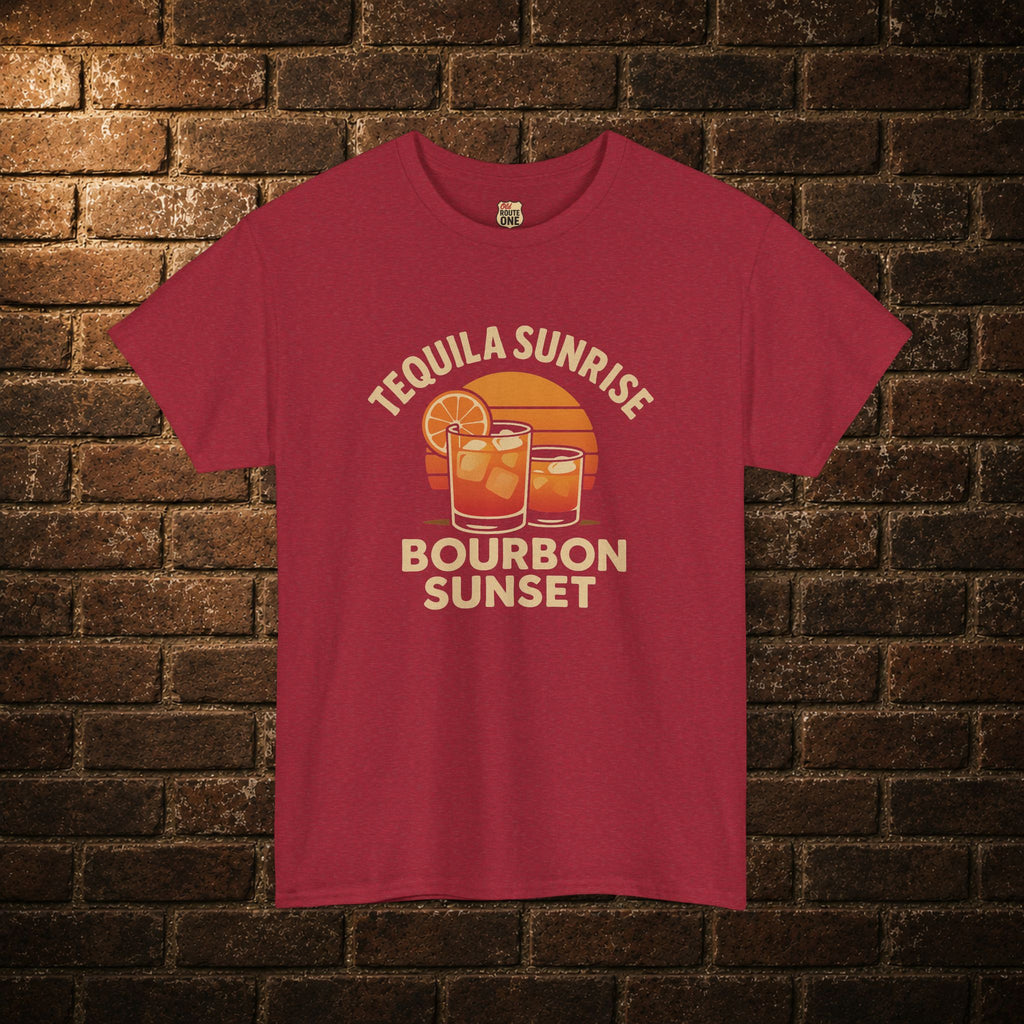 Tequila Sunrise Bourbon Sunset T-shirt