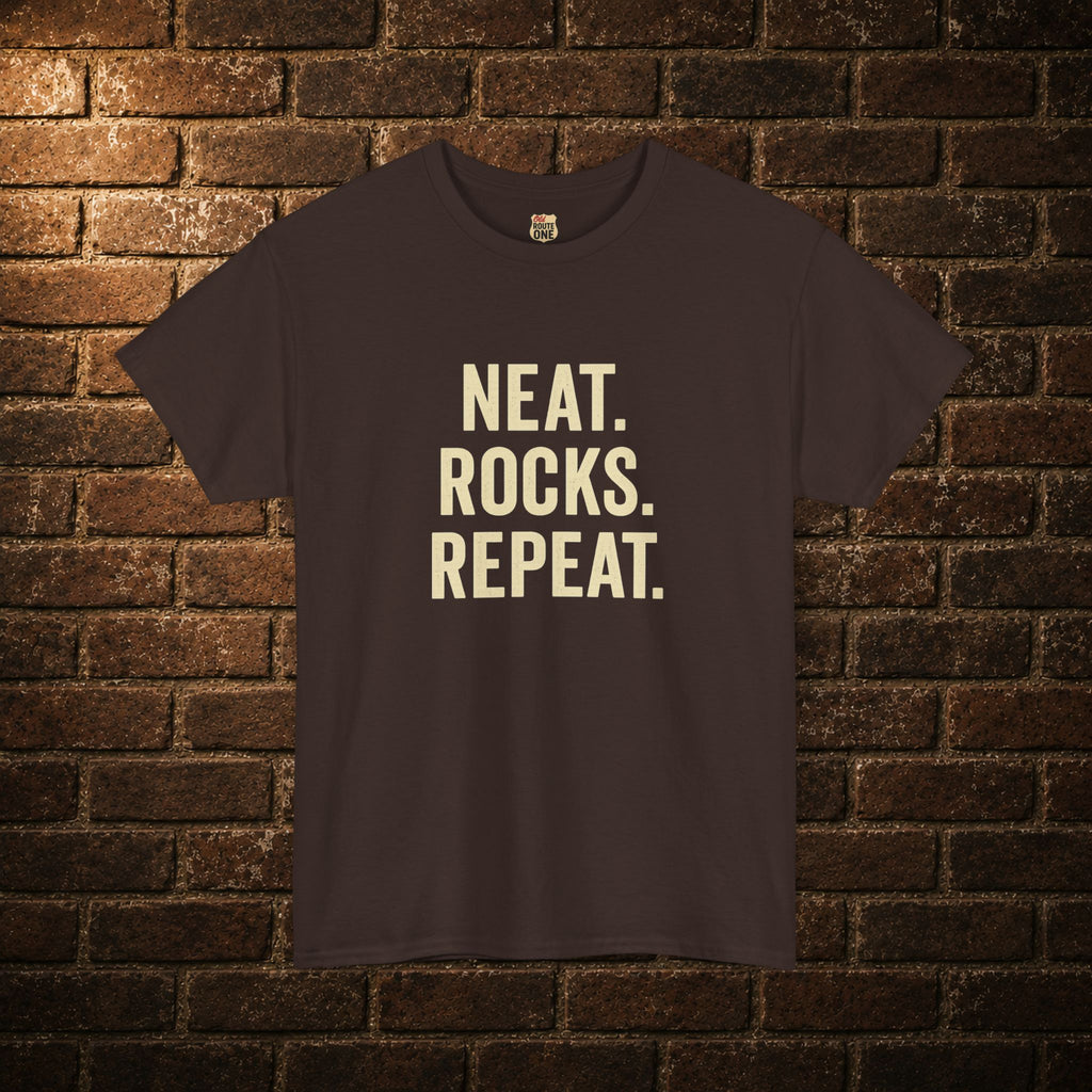 Neat. Rocks. Repeat. T-shirt
