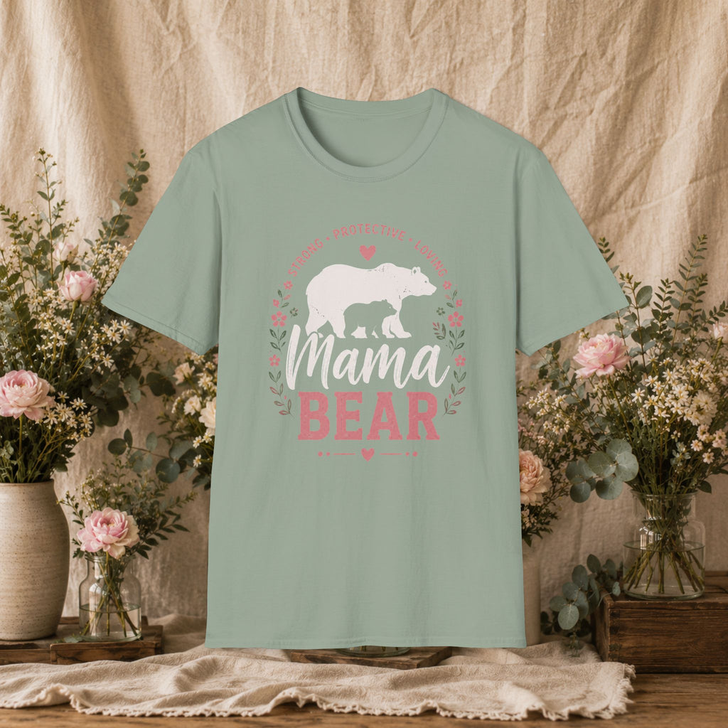Mama Bear floral T-Shirt