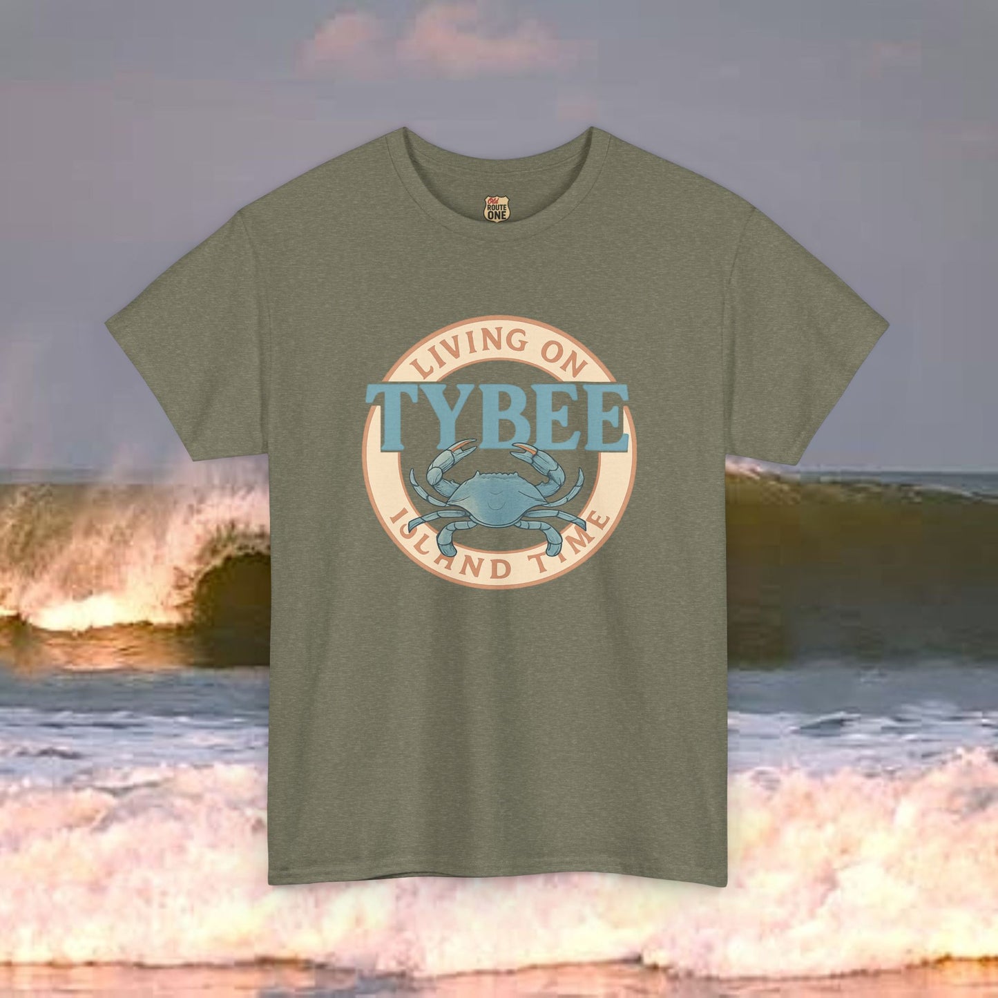 Tybee Island Living on Island Time , Everyday Tees, Gift for Him/Her, Comfortable Fashion, Eco-Friendly