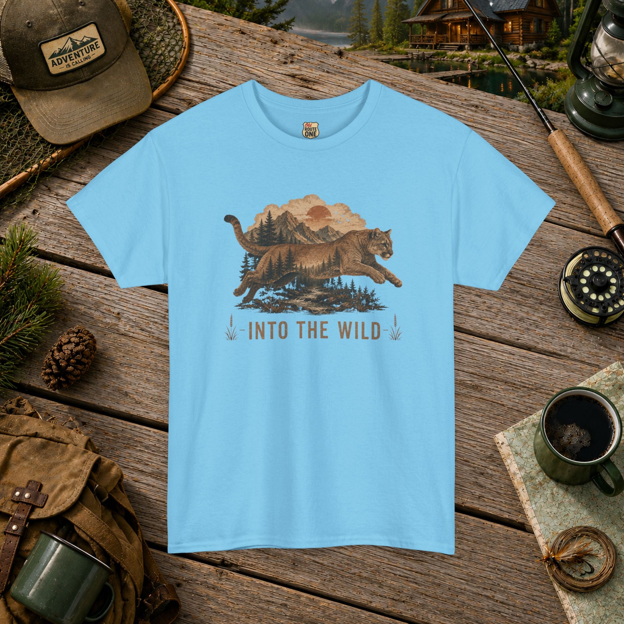 Into The Wild Mountain Lion T-Shirt