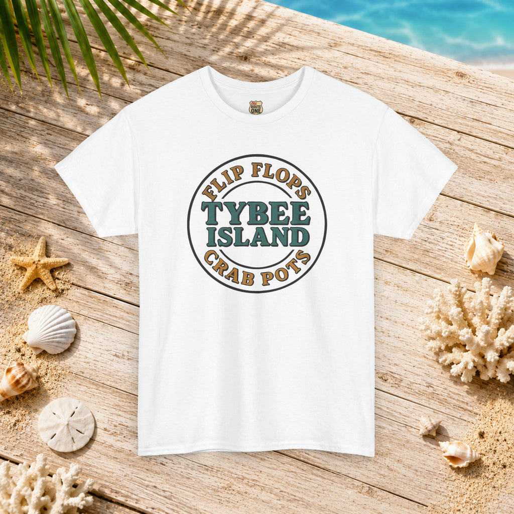 Tybee Island Flip Flops and Crab Pots , Everyday Tees