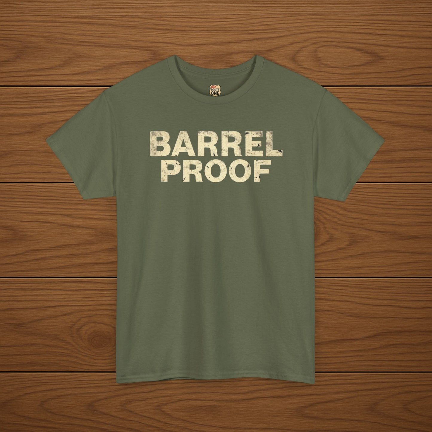 Barrel Proof Shirt For Dad Gift Idea For Bourbon Themed Clothing For Men Casual Wear To Distillery Fashion Apparel Gift Idea For Whiskey