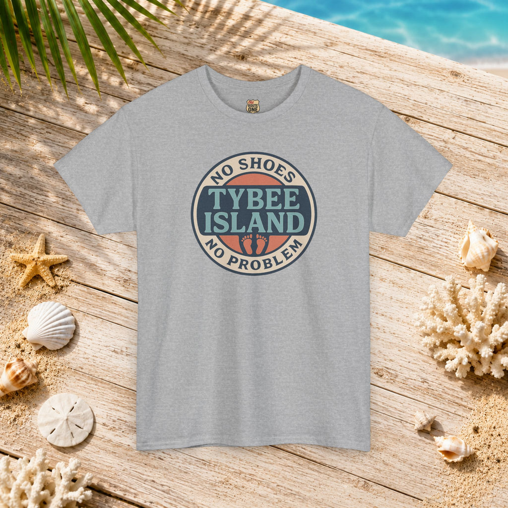 Tybee Island No Shoes No Problem , Everyday Tees