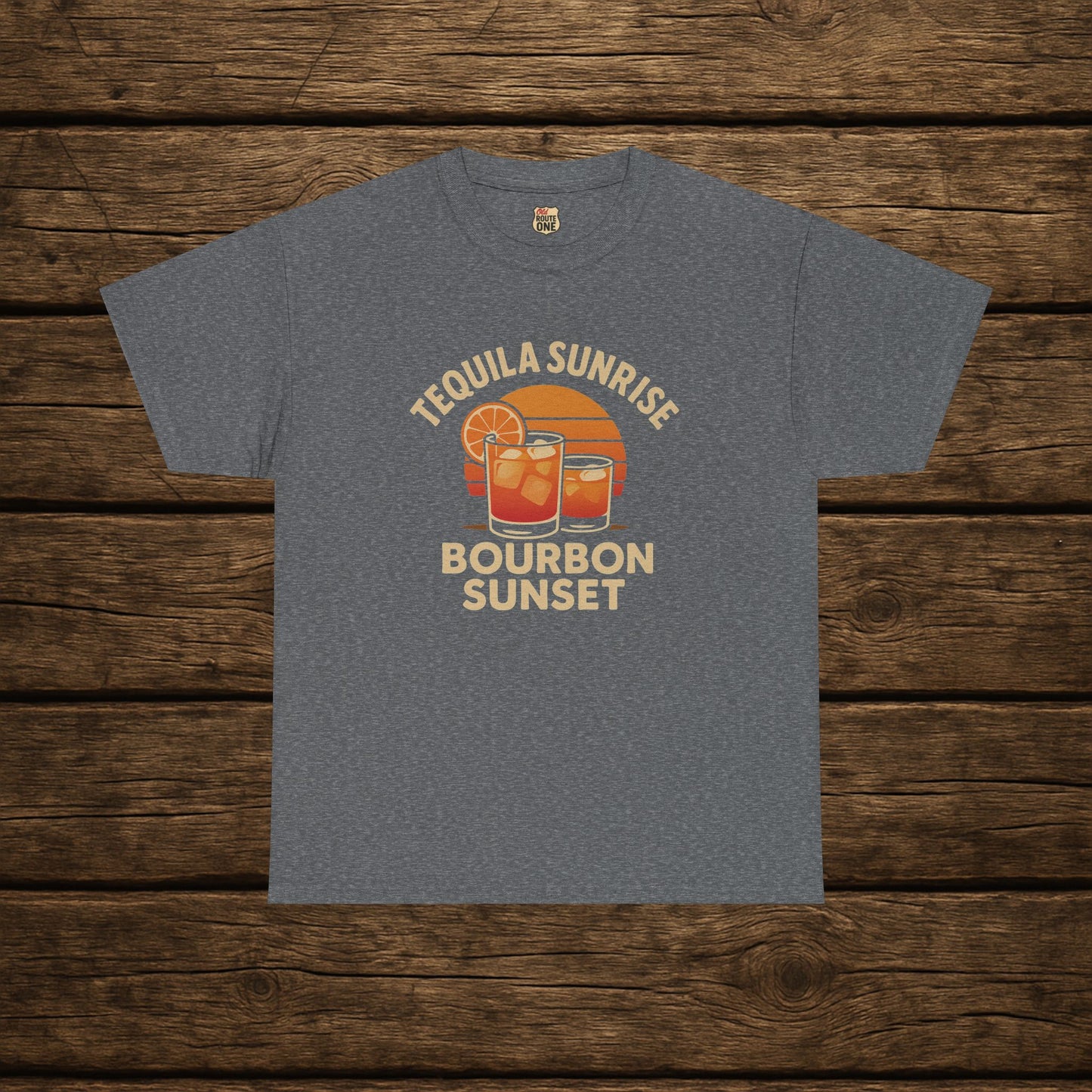 Tequila Sunrise Bourbon Sunset T-shirt