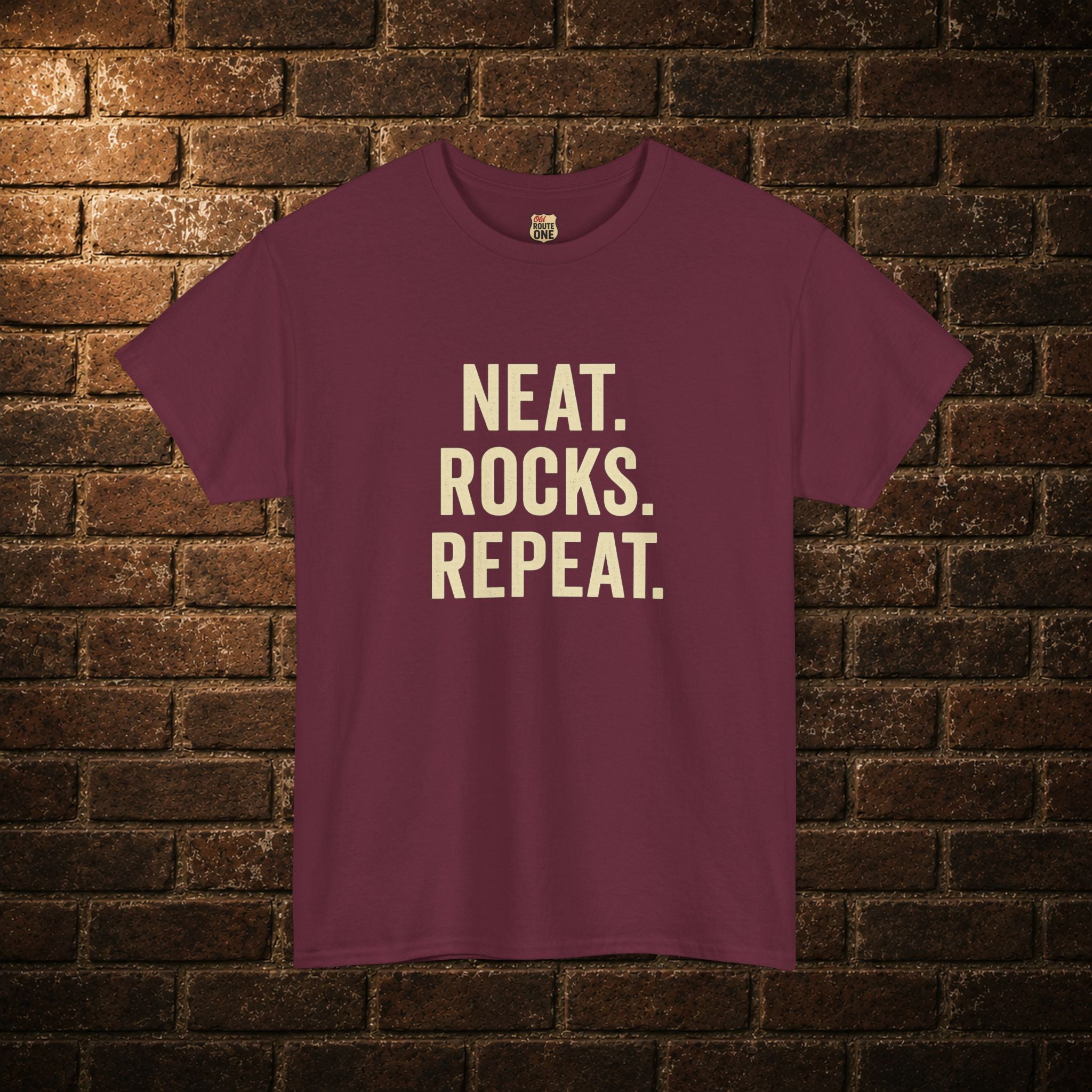 Neat. Rocks. Repeat. T-shirt