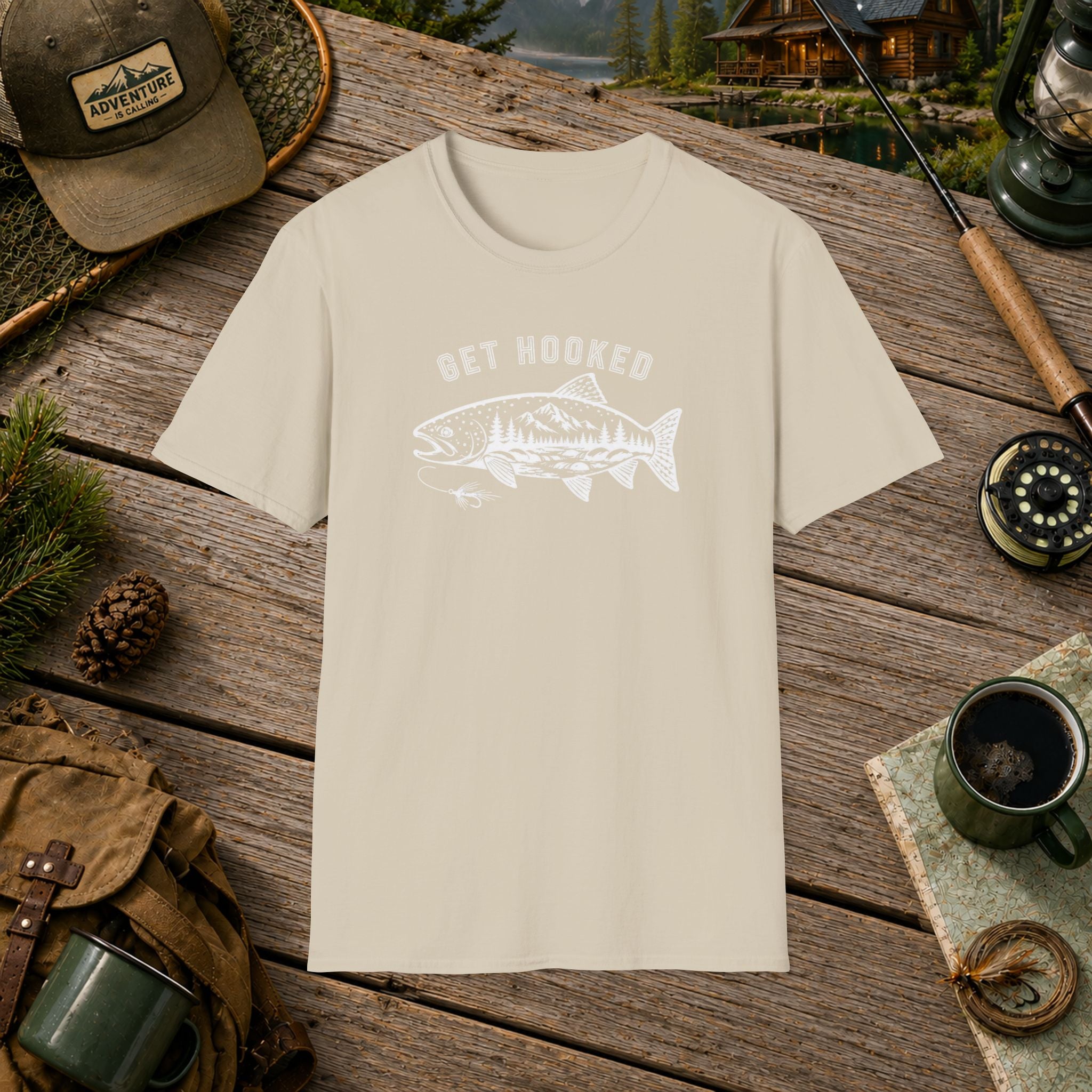 Get Hooked fishing T-Shirt