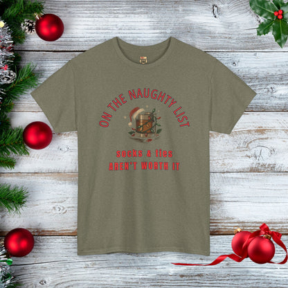 NEW On the Naughty List - Holiday Cheer T-shirt