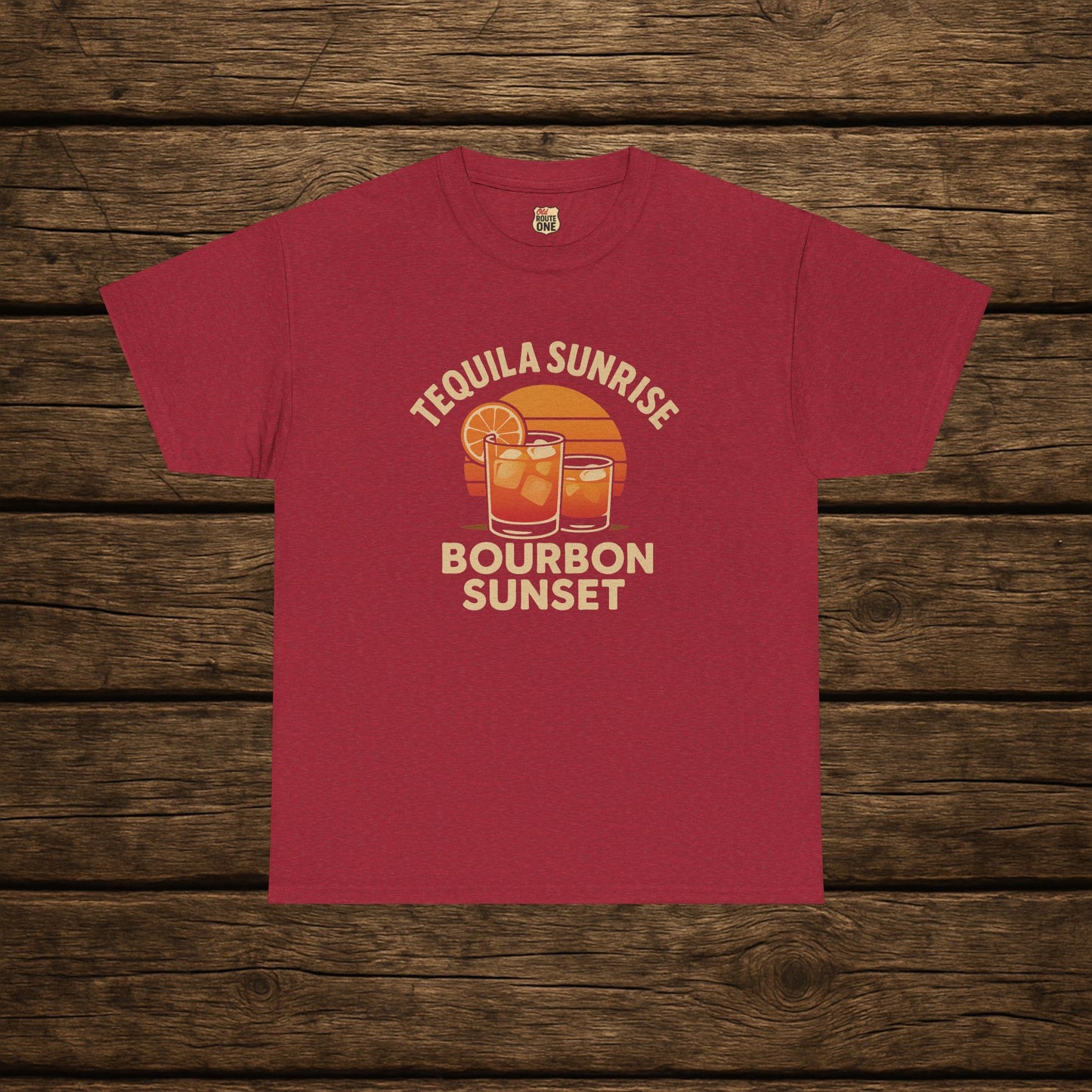 Tequila Sunrise Bourbon Sunset T-shirt