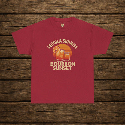 Tequila Sunrise Bourbon Sunset T-shirt