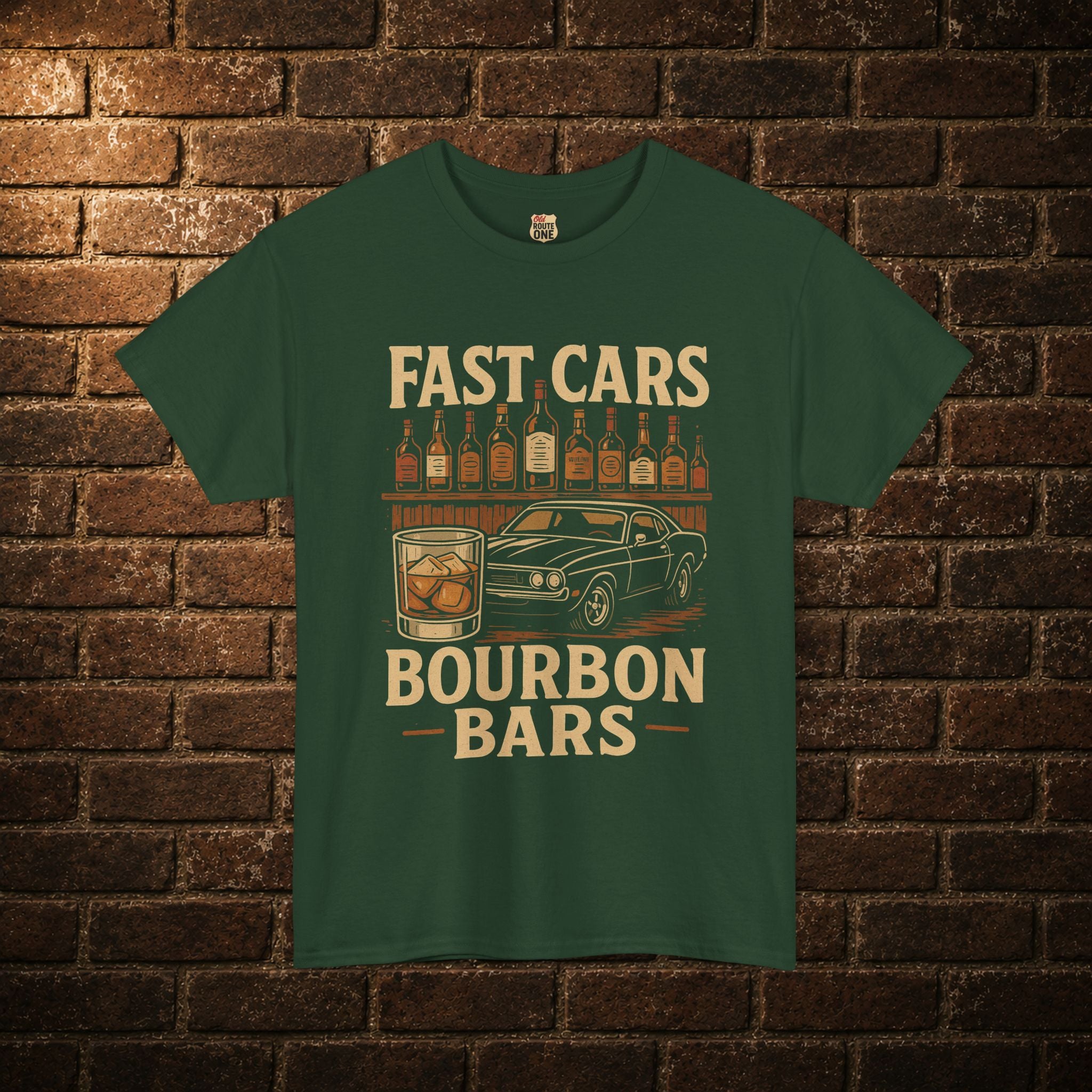 Fast Cars Bourbon Bars T-Shirt