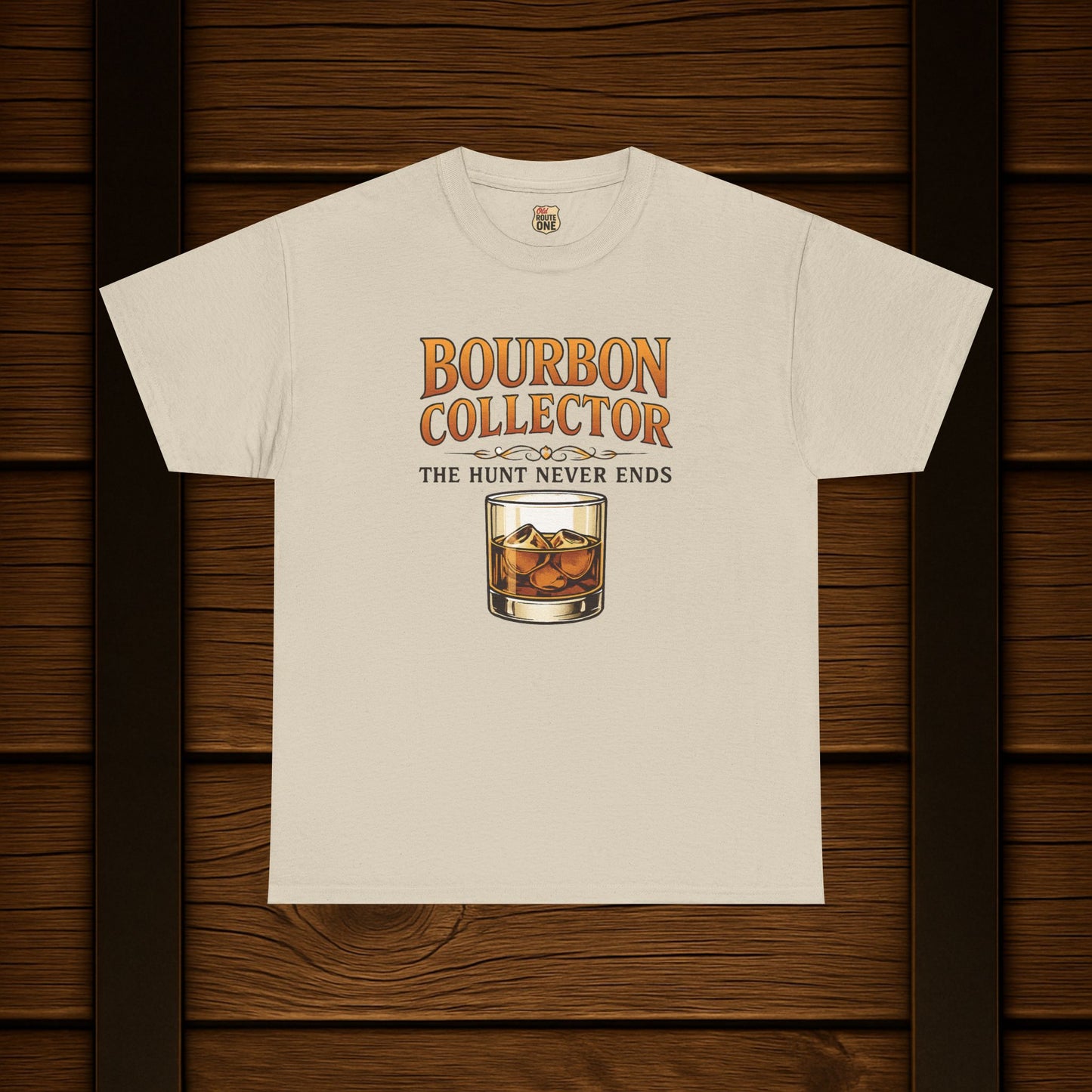 Bourbon Collector The Hunt graphic t-shirt