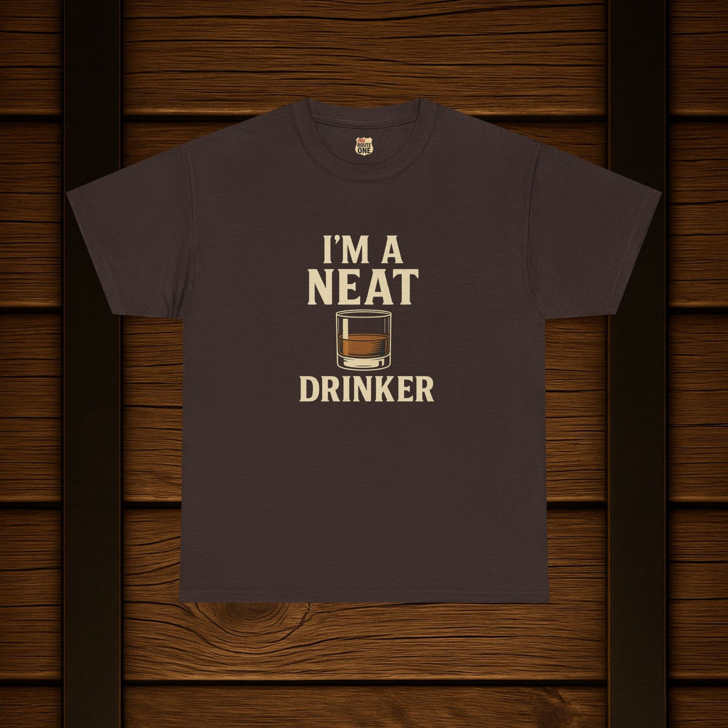 NEW Neat Drinker Bourbon T-shirt