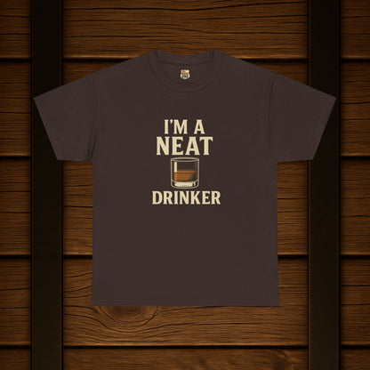 NEW Neat Drinker Bourbon T-shirt