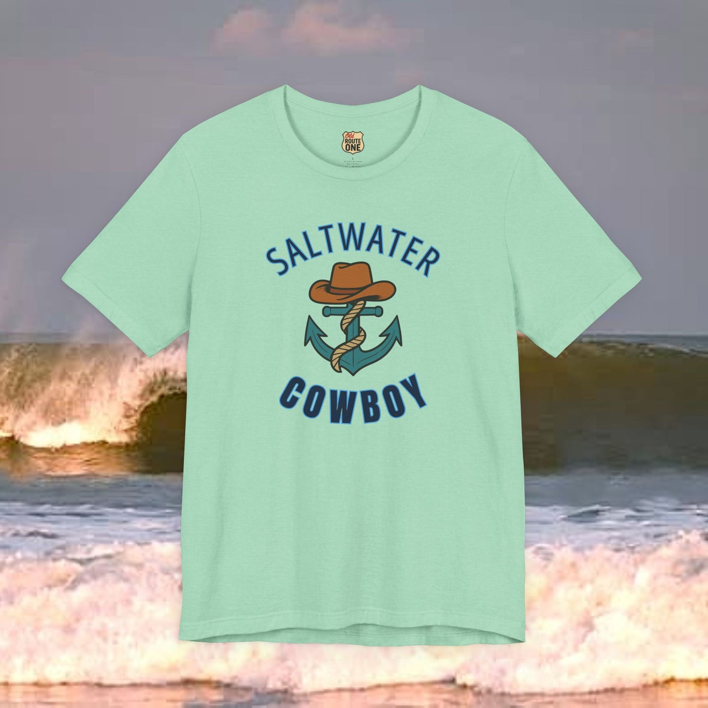 Saltwater Cowboy T-shirt - Coastal Freedom Collection