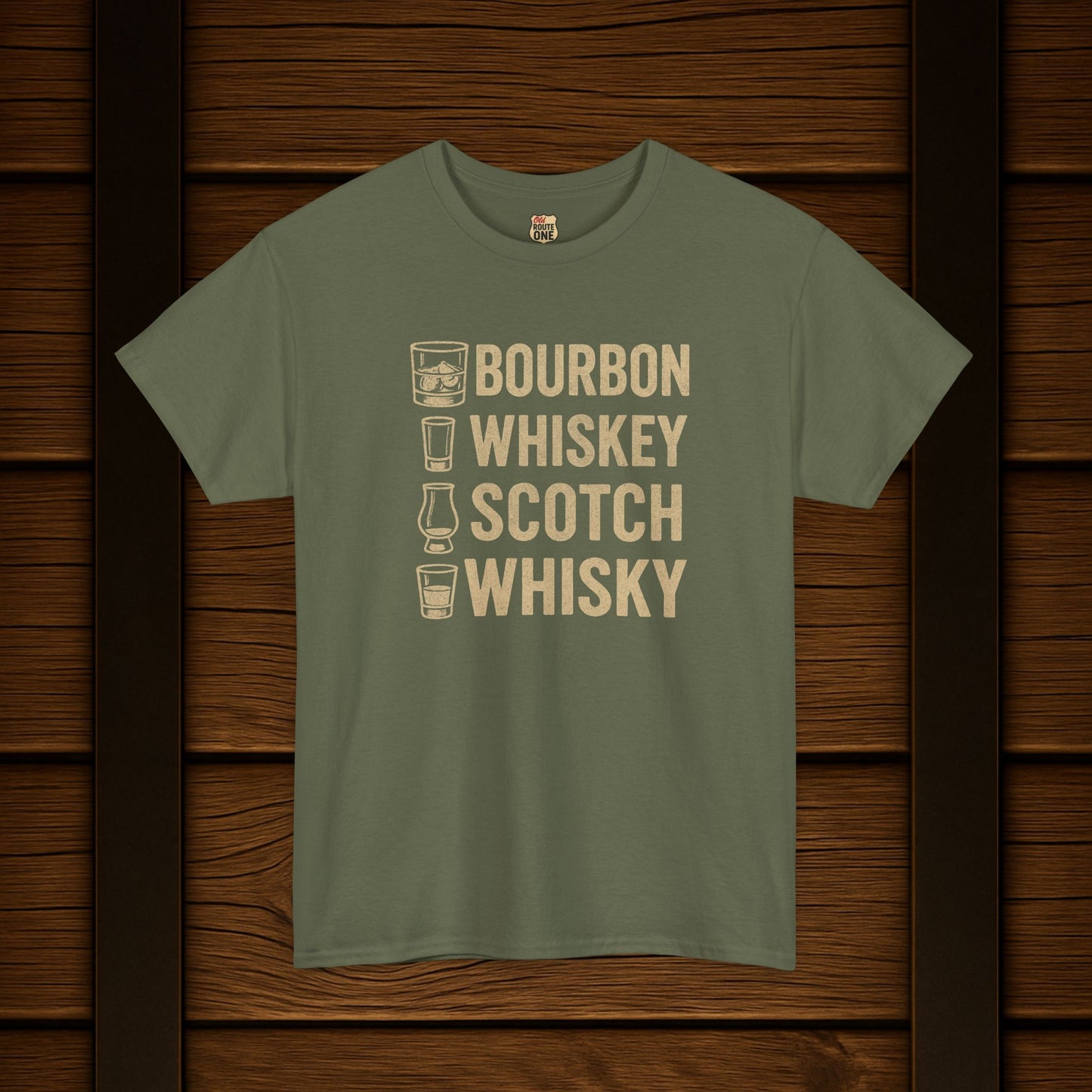 Bourbon Whiskey Scotch Whisky T-shirt