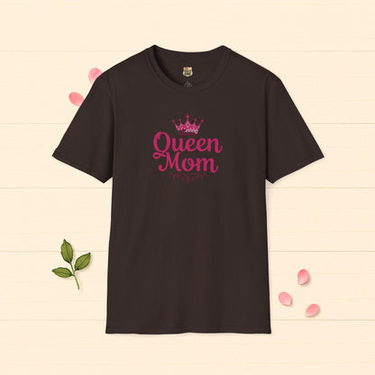 Queen Mom Tee Perfect Gift for Mom T-shirt Birthday Gift Mother's Day Gift for Her Women's Tshirt Gift
