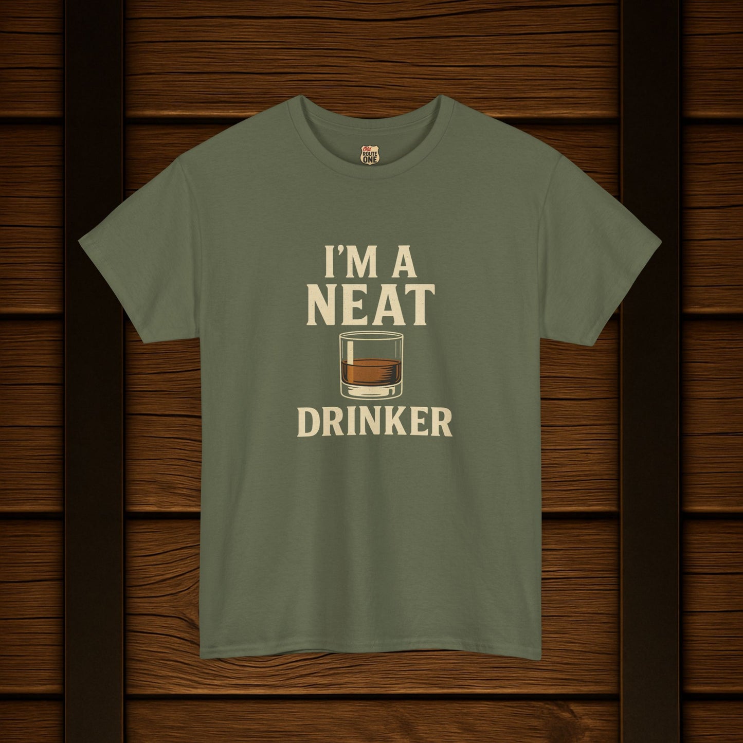 NEW Neat Drinker Bourbon T-shirt