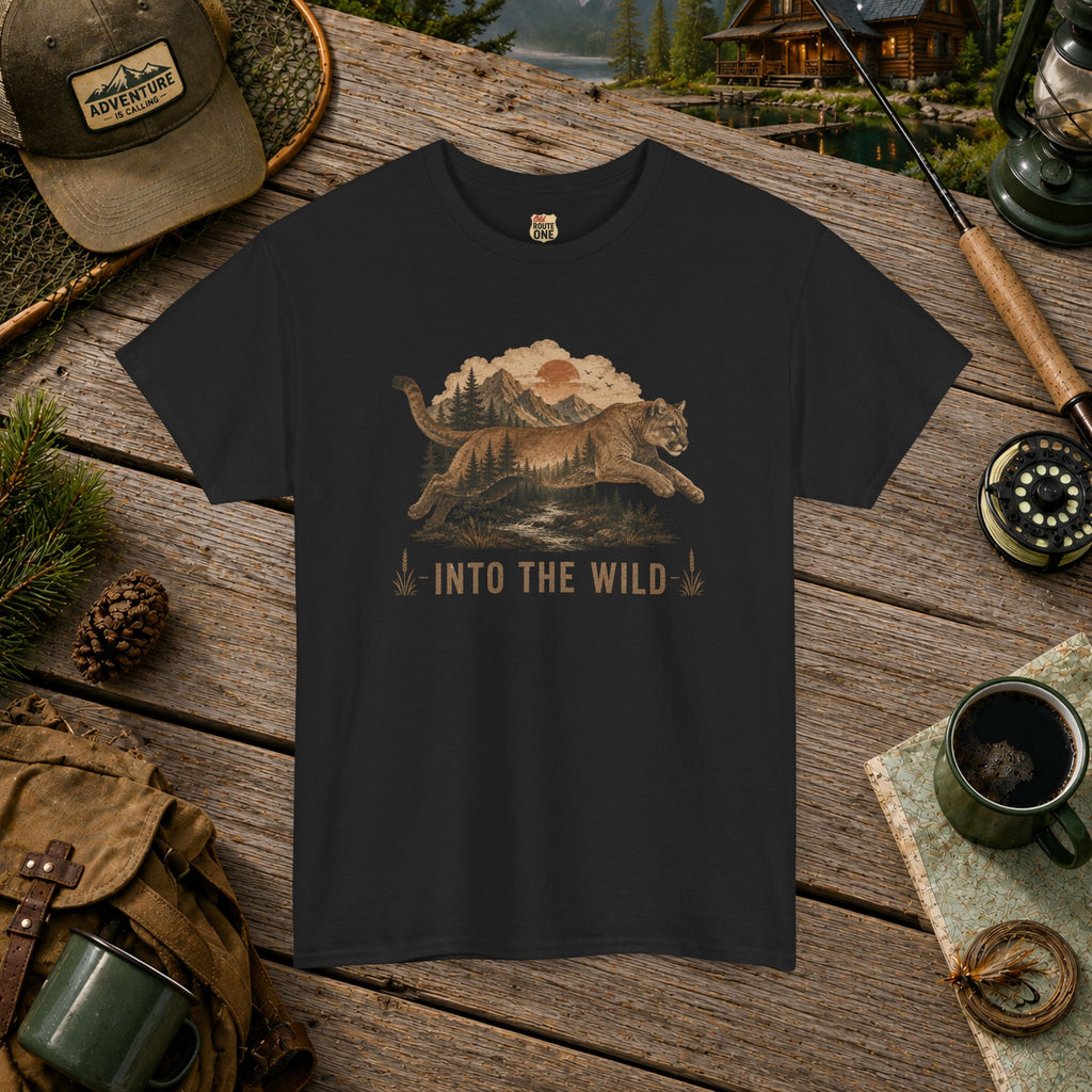 Into The Wild Mountain Lion T-Shirt