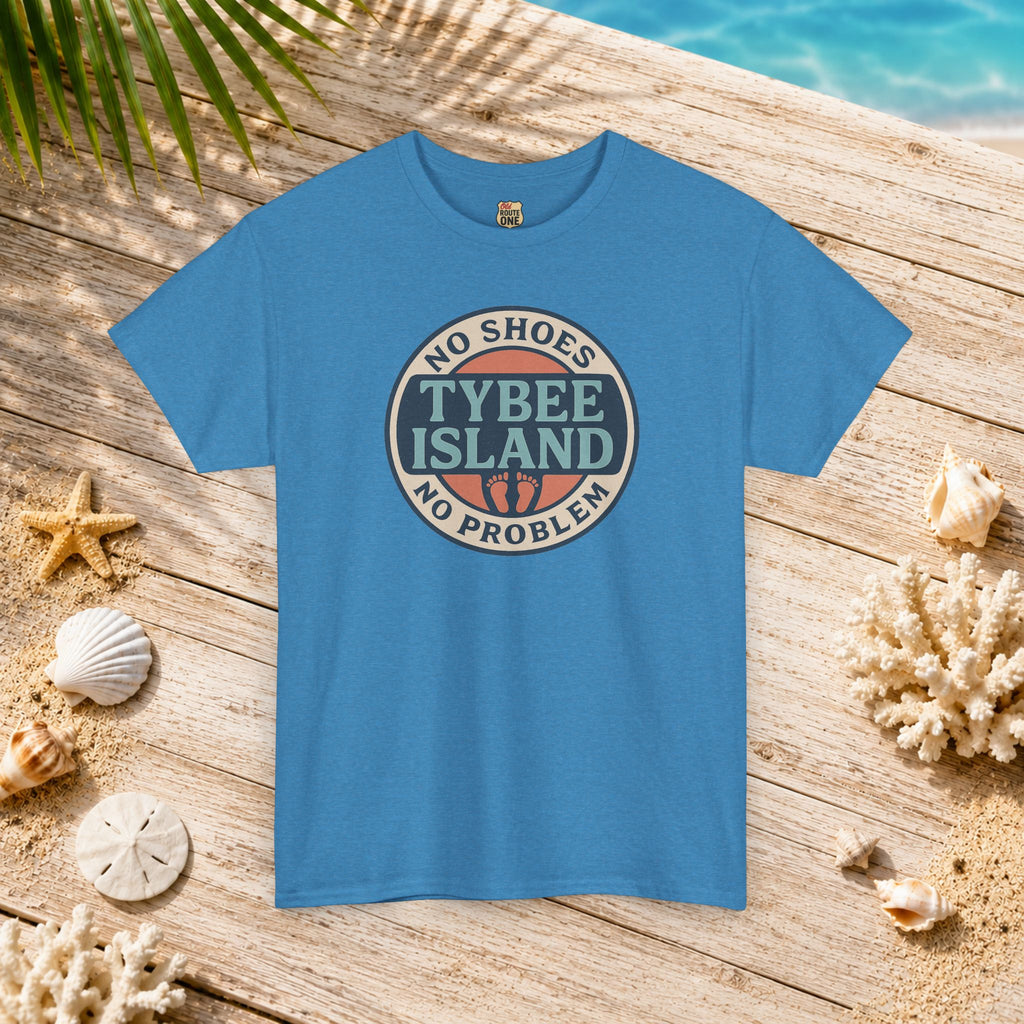 Tybee Island No Shoes No Problem , Everyday Tees