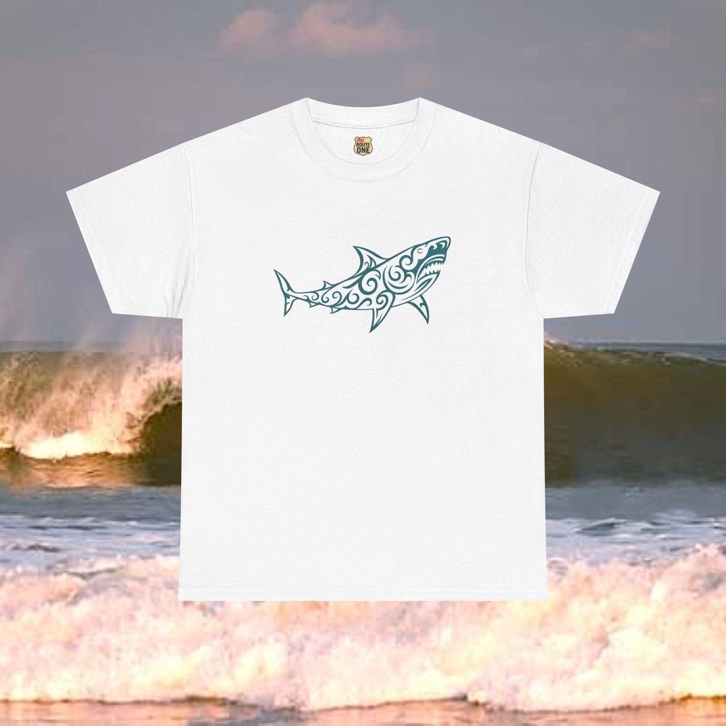 Tropical Island Shark Tee