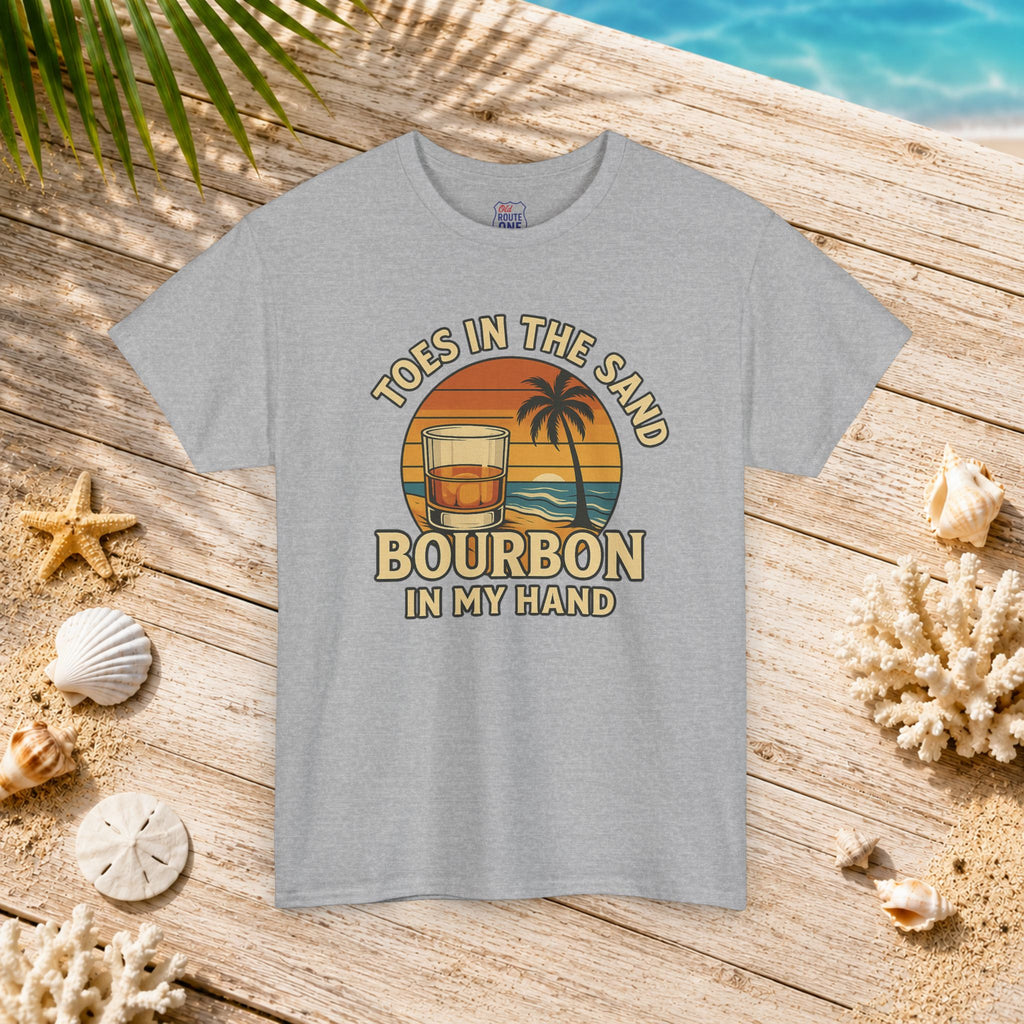 Toes in the Sand Bourbon in my Hand Tee