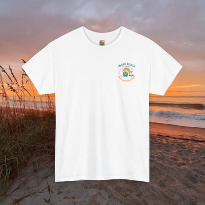 South Beach Florida Every Hour Is Happy Hour, Everyday Tees, Gift for Him/Her, Comfortable Fashion, Eco-Friendly