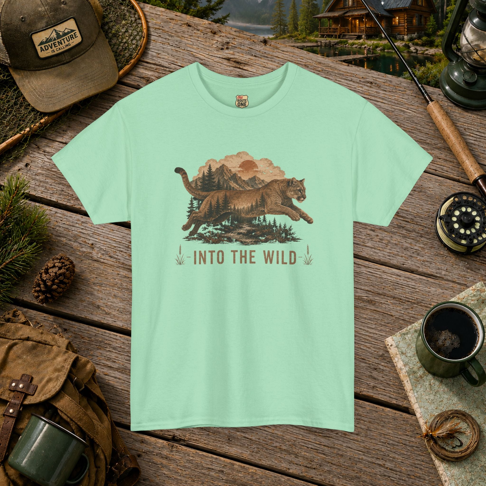 Into The Wild Mountain Lion T-Shirt