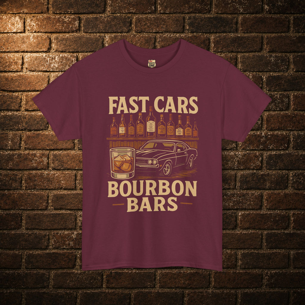 Fast Cars Bourbon Bars T-Shirt