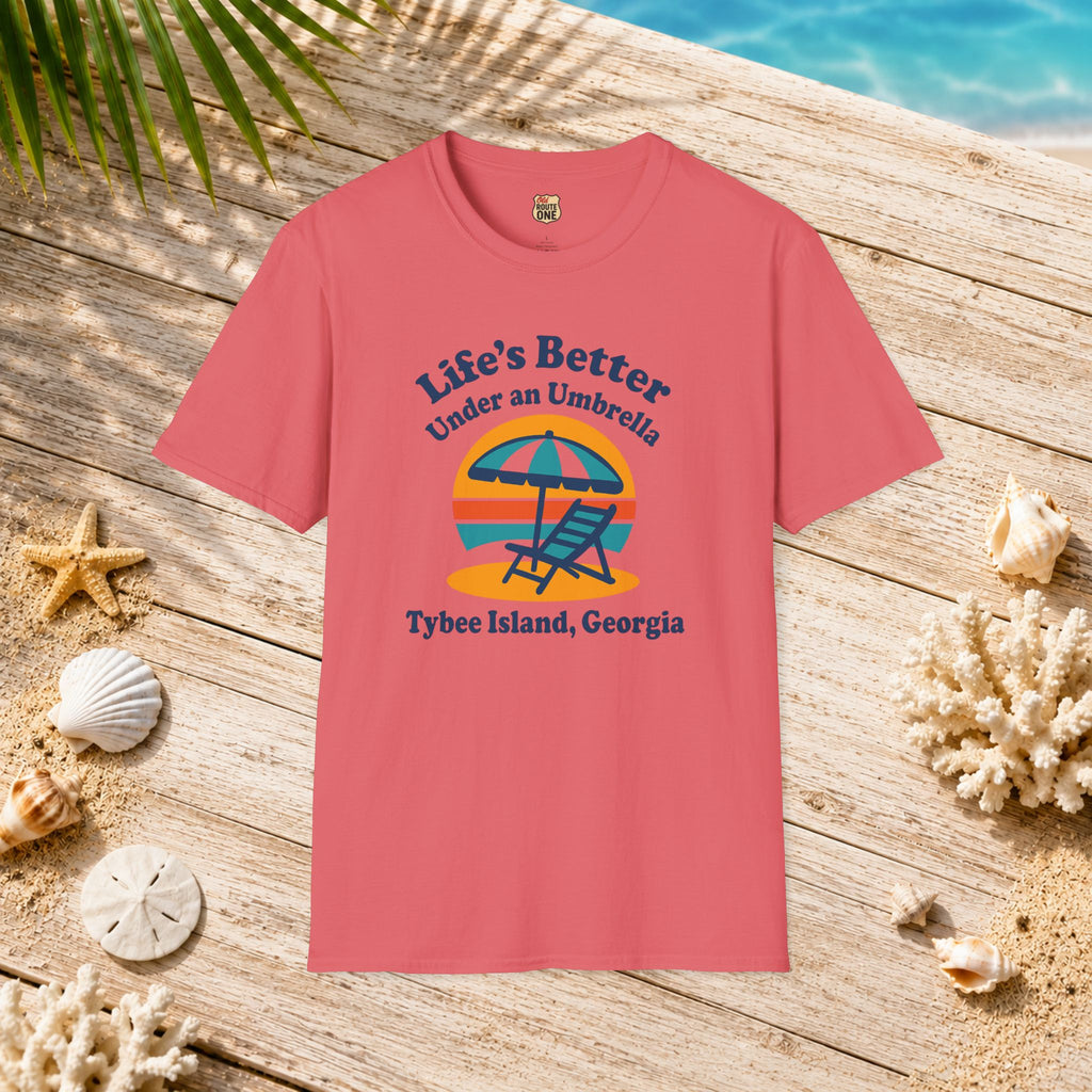 Life's Better Under an Umbrella Tybee Island Tee