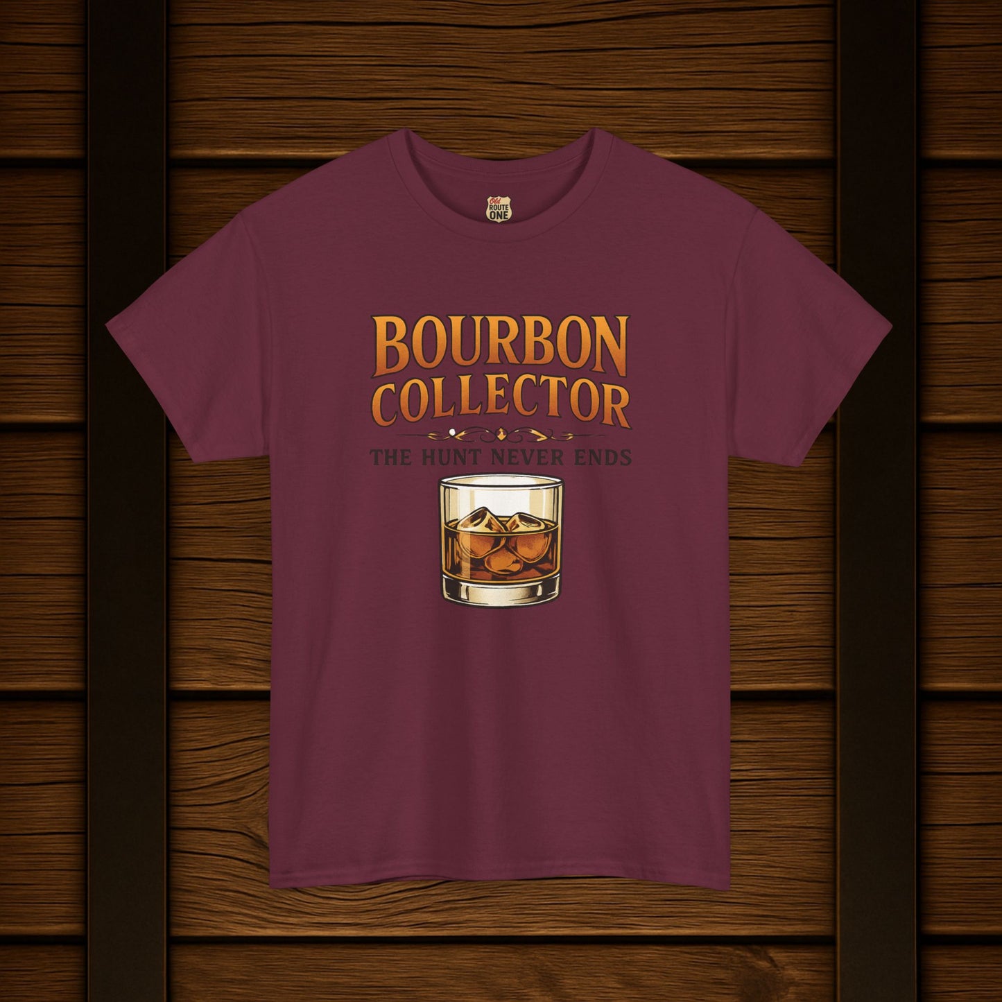Bourbon Collector The Hunt graphic t-shirt