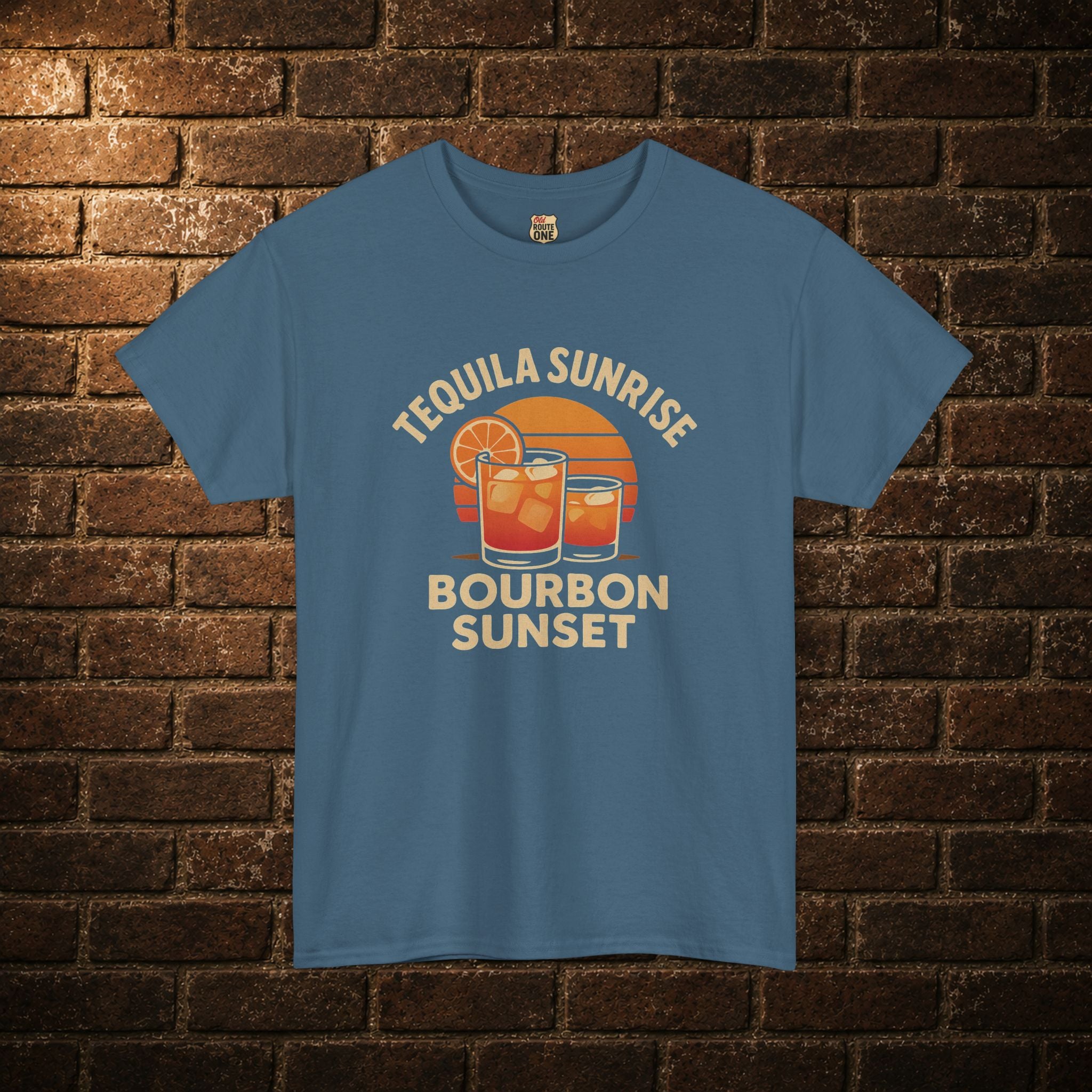 Tequila Sunrise Bourbon Sunset T-shirt