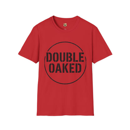 DOUBLE OAKED, Bourbon, Graphic T-shirt, Tee, Casual Gift, Unisex Apparel