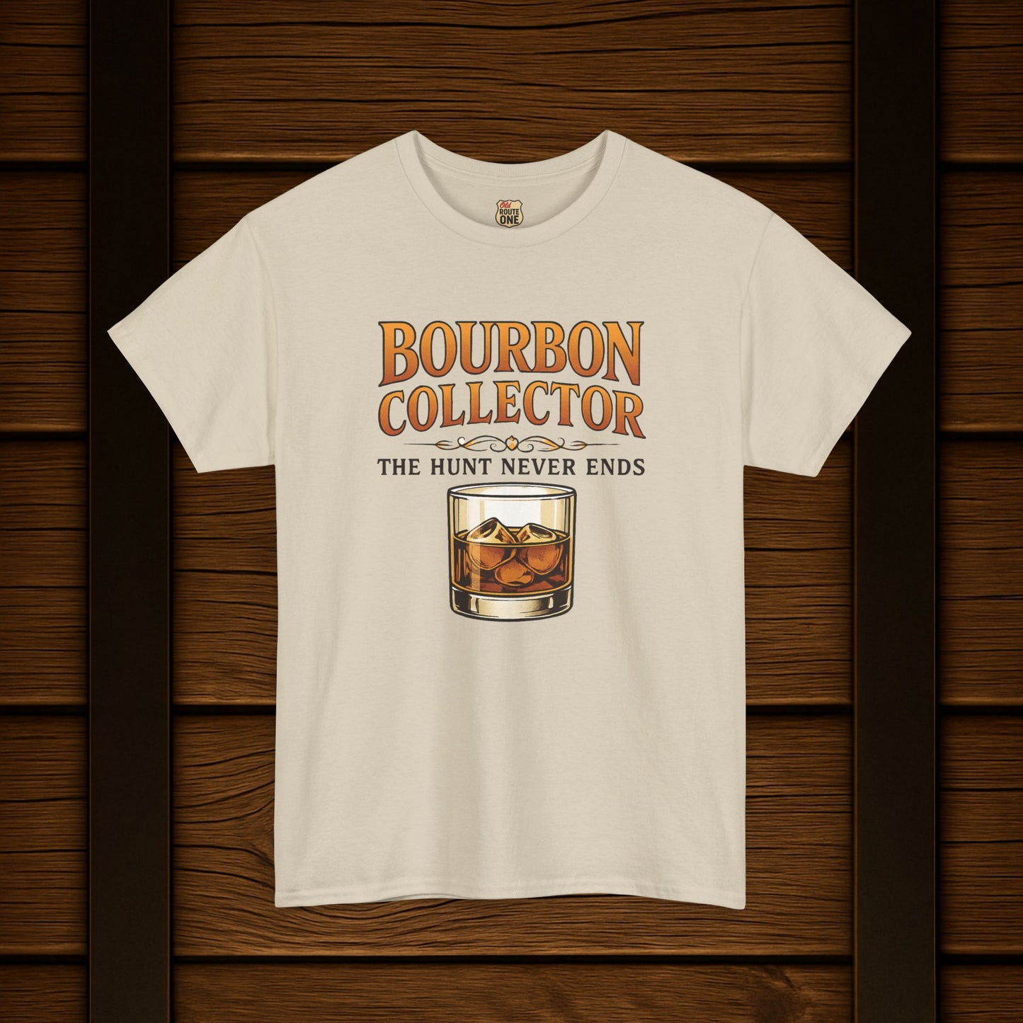 Bourbon Collector The Hunt graphic t-shirt