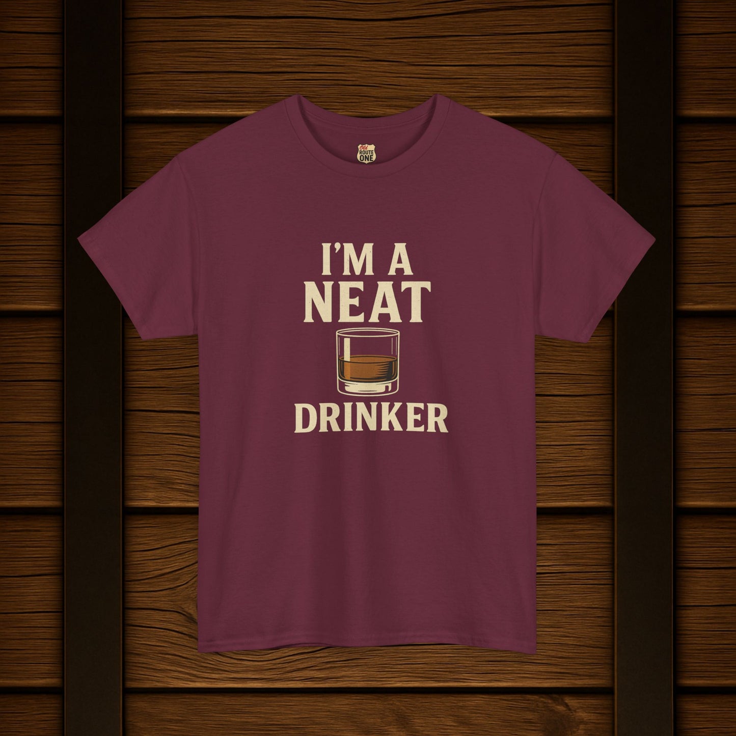 NEW Neat Drinker Bourbon T-shirt