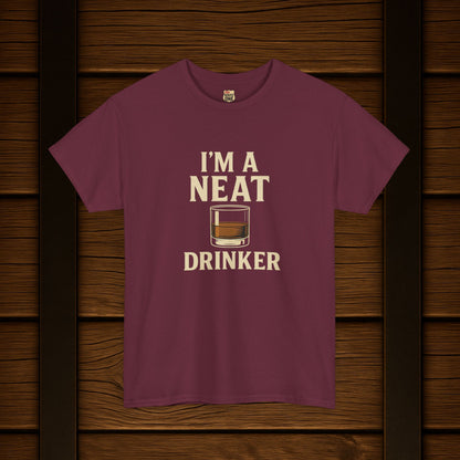 NEW Neat Drinker Bourbon T-shirt
