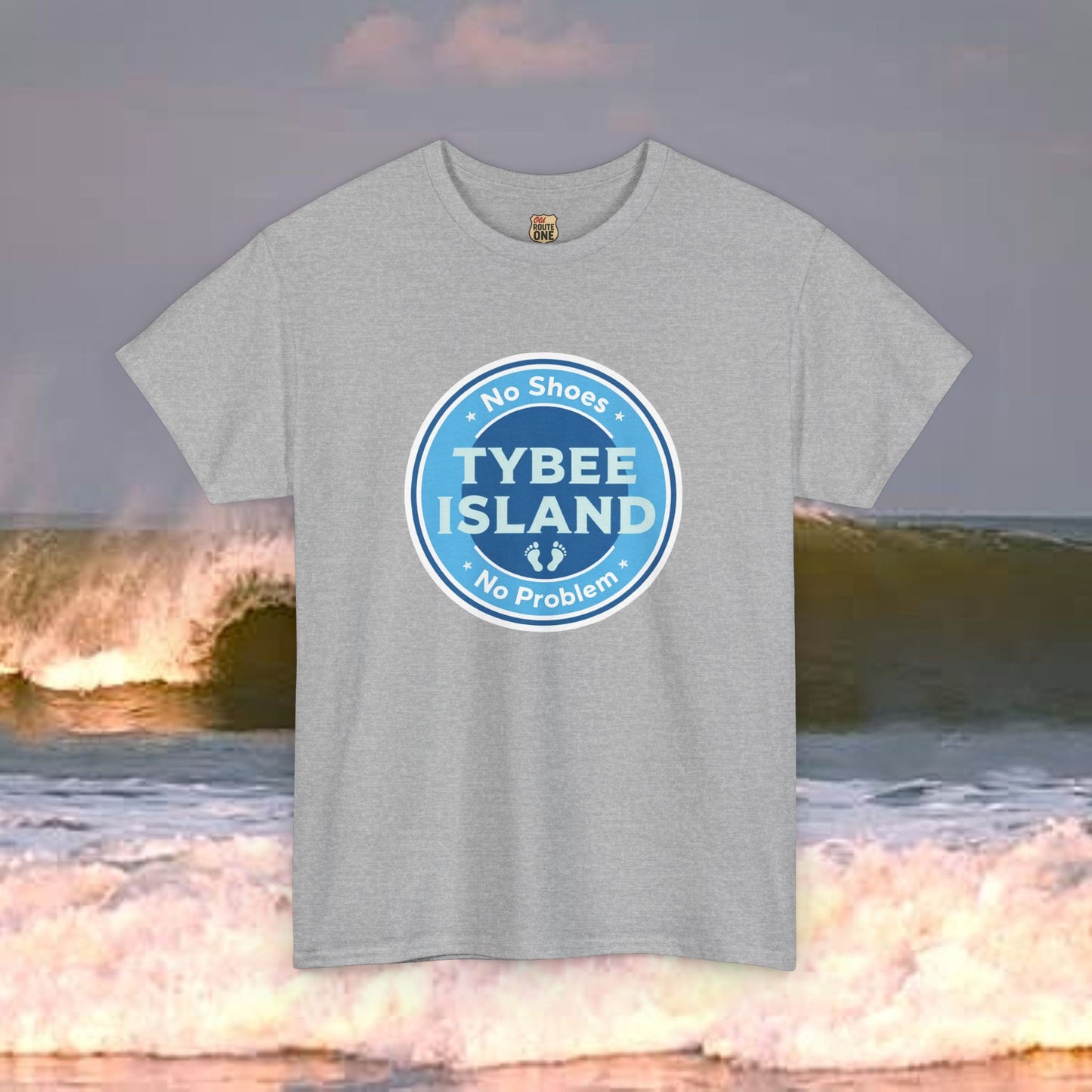 Tybee Island No Shoes No Problem , Everyday Tees, Gift for Him/Her, Comfortable Fashion, Eco-Friendly