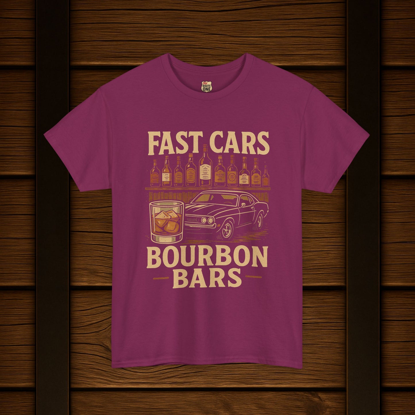 Fast Cars Bourbon Bars T-Shirt