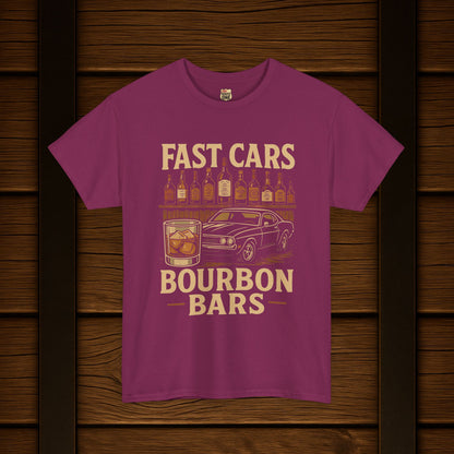 Fast Cars Bourbon Bars T-Shirt